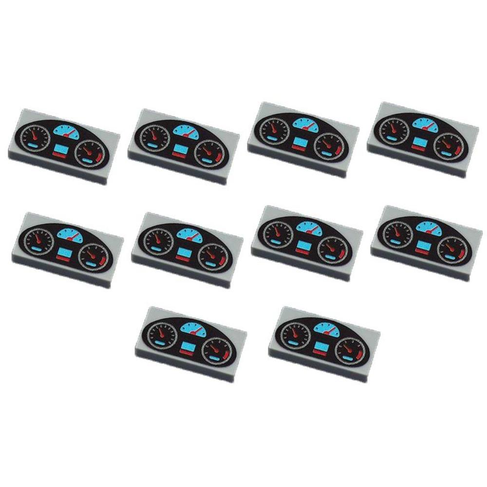 City Building Blocks Accessories Dashboard Audio Computer Control Center Radar Keyboard Mobile Phone Model Mini Brick Toy R054