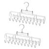 Carbon Steel Clothes Hanger with PVC-Coated Hanging Spots and Folding Frame for Bras, Belts, Hats, and Camisoles