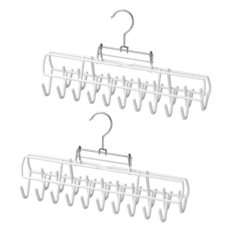 Carbon Steel Clothes Hanger with PVC-Coated Hanging Spots and Folding Frame for Bras, Belts, Hats, and Camisoles