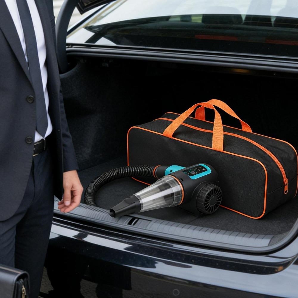 Portable Car Repair Tool Storage Bag Waterproof Oxford Cloth Case For Auto Vacuum Cleaner Air Pump Organizer Pouch Bags