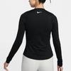 Nike Dri-FIT UV Victory Sun Protection Quick-Dry Long Sleeve Golf Shirt Women Tops Black White DH2069-010