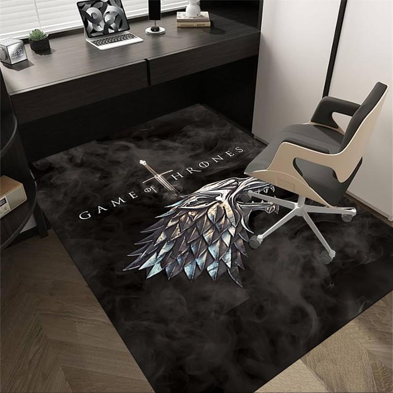 

1 шт. Ковер для пола «Игра престолов», очень большой, нескользящий, для офиса, семьи, спальни, студии - Ковер большого размера, коврик для помещений1131A 60cm by 90cm