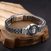 Xiangxu Bracelet, Mighty Weaving Lion Head Bracelet, Mighty Trendy Thai Retro Vintage Vintage