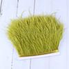 1 Meter Ostrich feather Trim Ribbon Dyed Various Long Ostrich Fringe 8-10CM feathers for crafts Dress/skirt Sewing Accessory