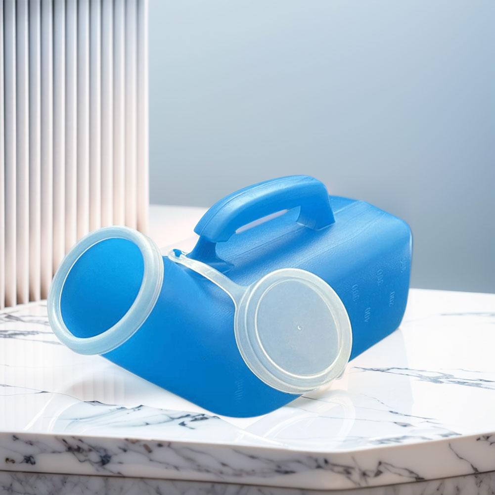 6-1PCS 1200ml Urinals for Men Spill Proof with Lid Portable Mobile Toilet Car Travel Urinary Bottle Disability Old Man Helper