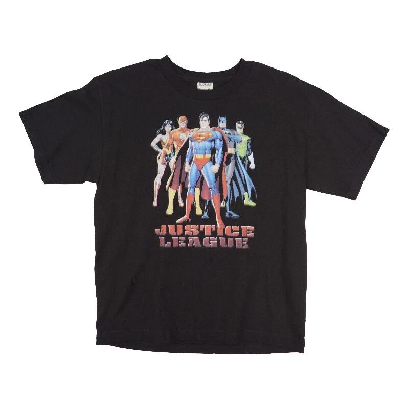 Justice League Boys Youth Team T Shirt S
