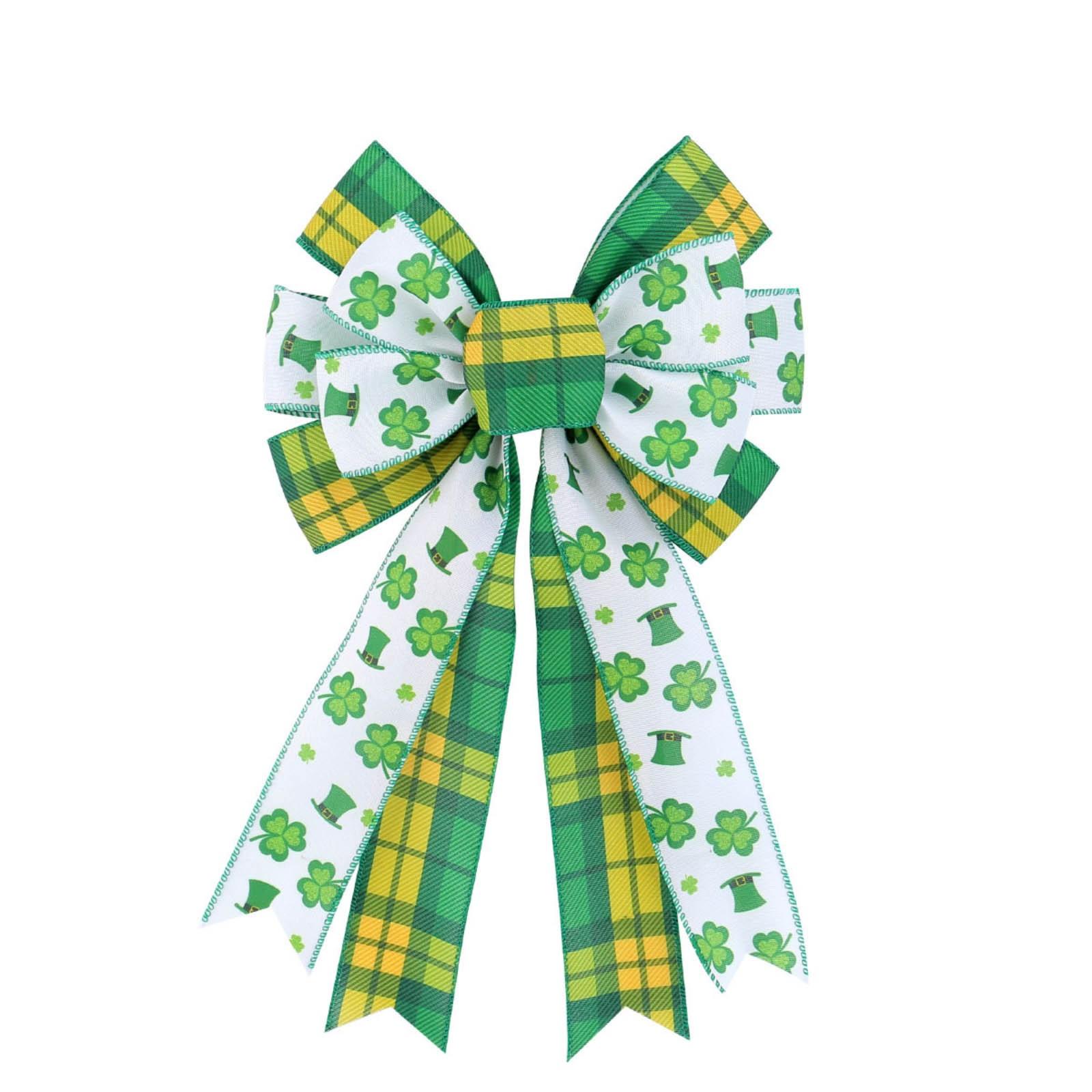 

св. Прикраса з бантом Патріка своїми руками. Підвіска для прикрас зі стрічки One Size