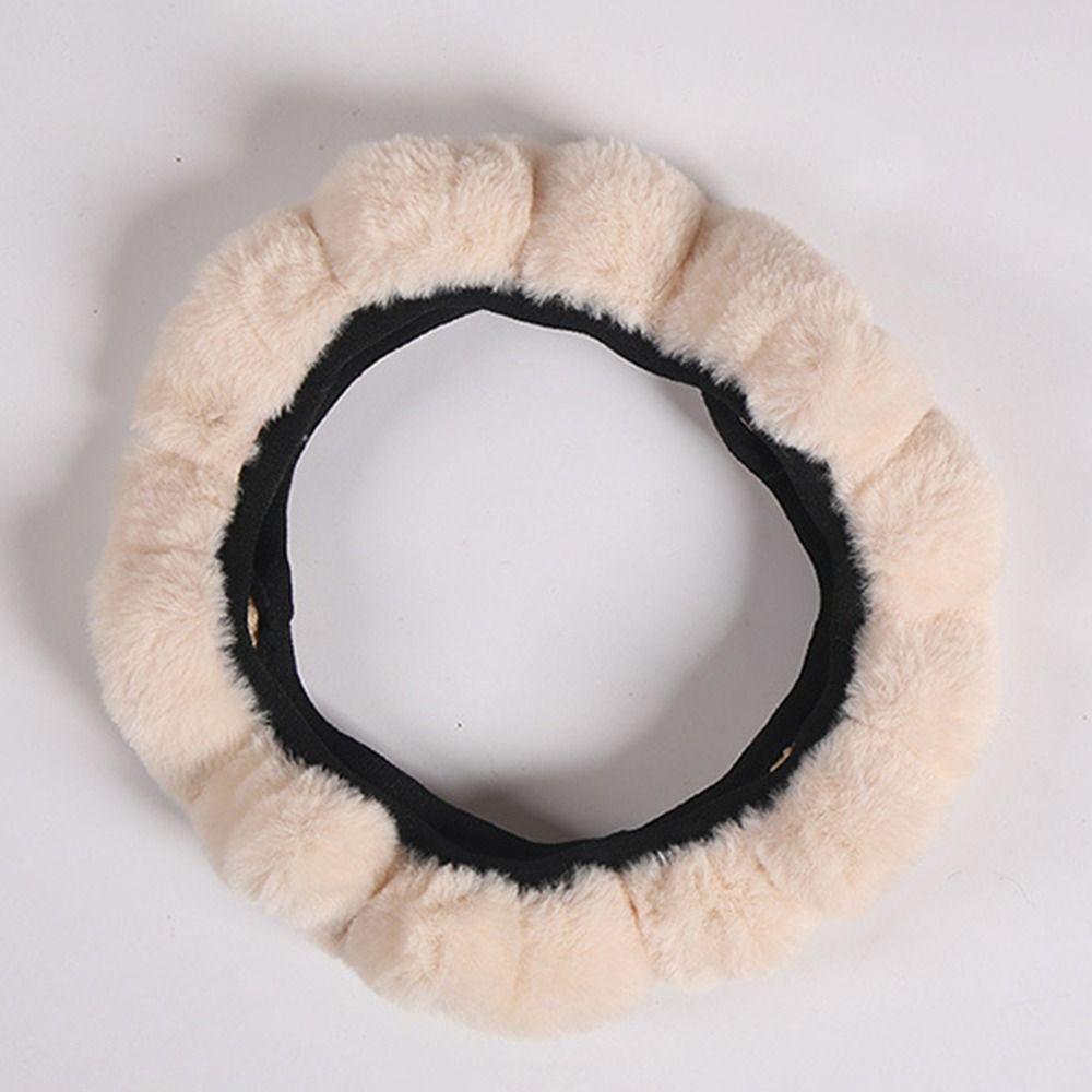 Breathable Steering Wheel Cover Soft Winter Teering Wheel Cover  Women Men