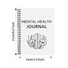 Mental Health Journal, Mental Health Planer, Wellness Arbeitsbuch, Therapie Arbeitsblatt, Angstbewältigung, Self Care Tracker