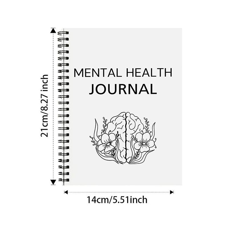 Mental Health Journal, Mental Health Planer, Wellness Arbeitsbuch, Therapie Arbeitsblatt, Angstbewältigung, Self Care Tracker