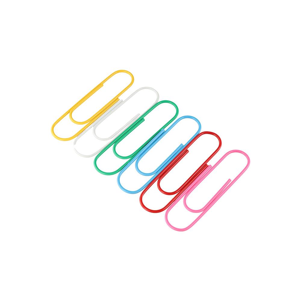 10 Pcs Stationary Accessories 10cm Paper Clip Alloy Metal Bookmark Colored Creative Filing Paper Clips Office Stationery