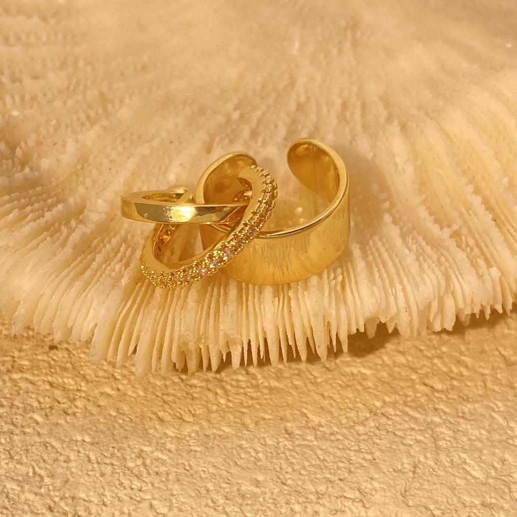 Einzigartiger Kupfer Zirkon Ohr-Cuff: High-End, Kein Piercing erforderlich