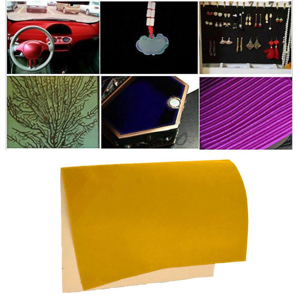 Self Adhesive Velvet Flock Shelf Drawer Liner for Dresser Cabinets Jewlery