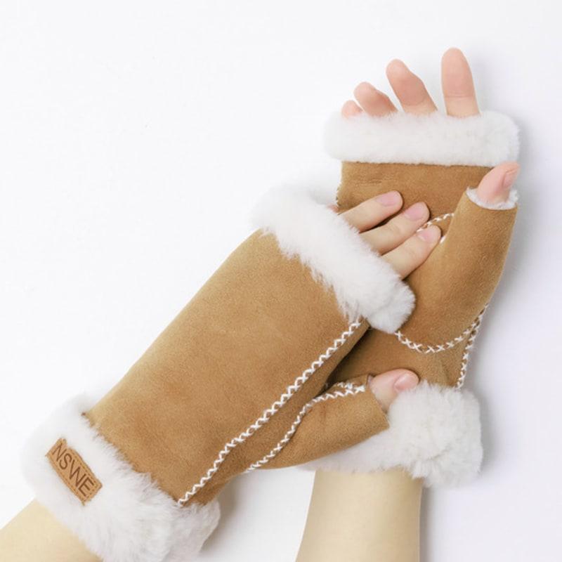 NSWE VIT NATT Sheepskin Gloves -NSW902CA