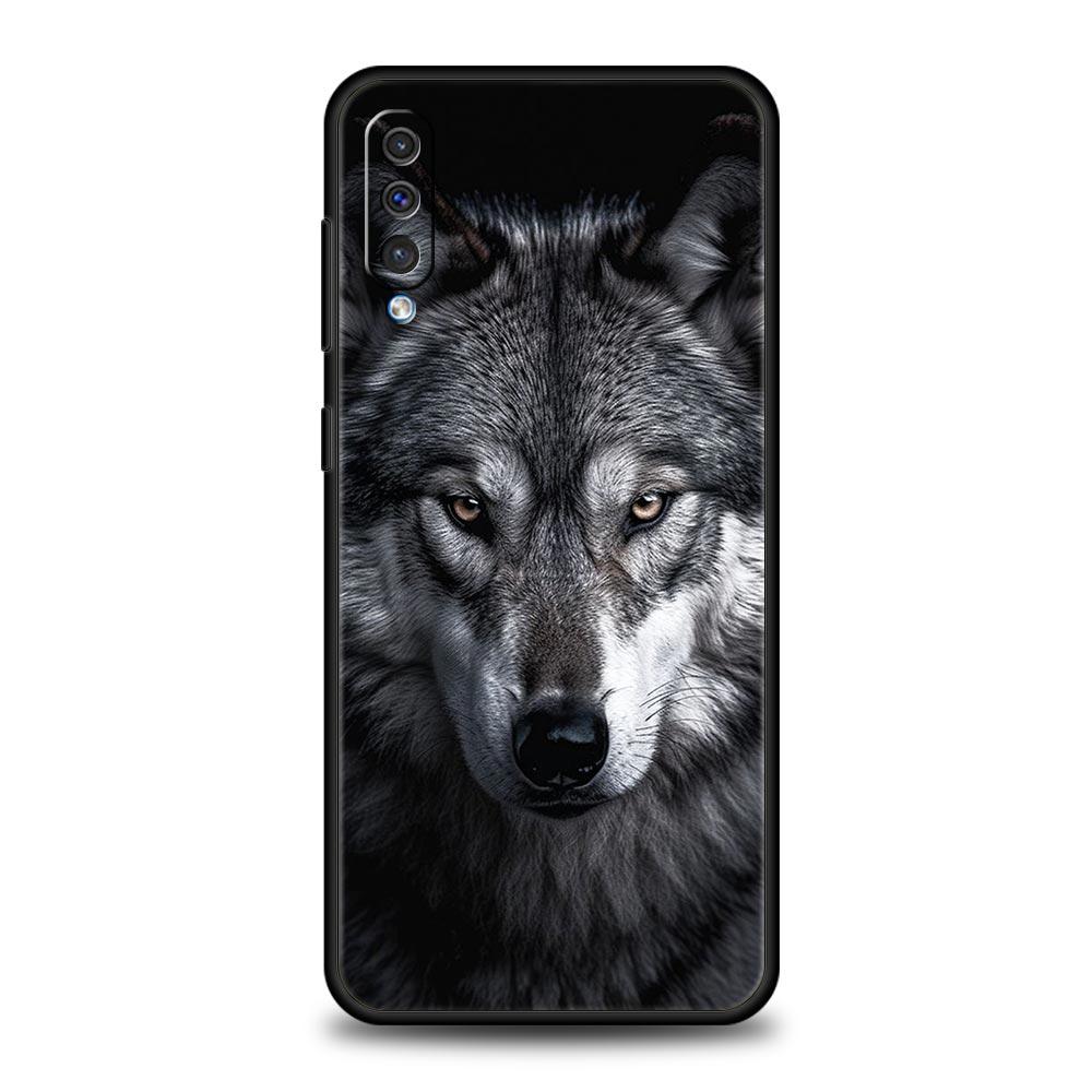 The Wolf Phone Case For Samsung A54 A52 A24 A14 A50 A72 A70 A10 A30 A40 A20S A20E A02S A12 A22 A34 A42 A32 5G A04s Cover