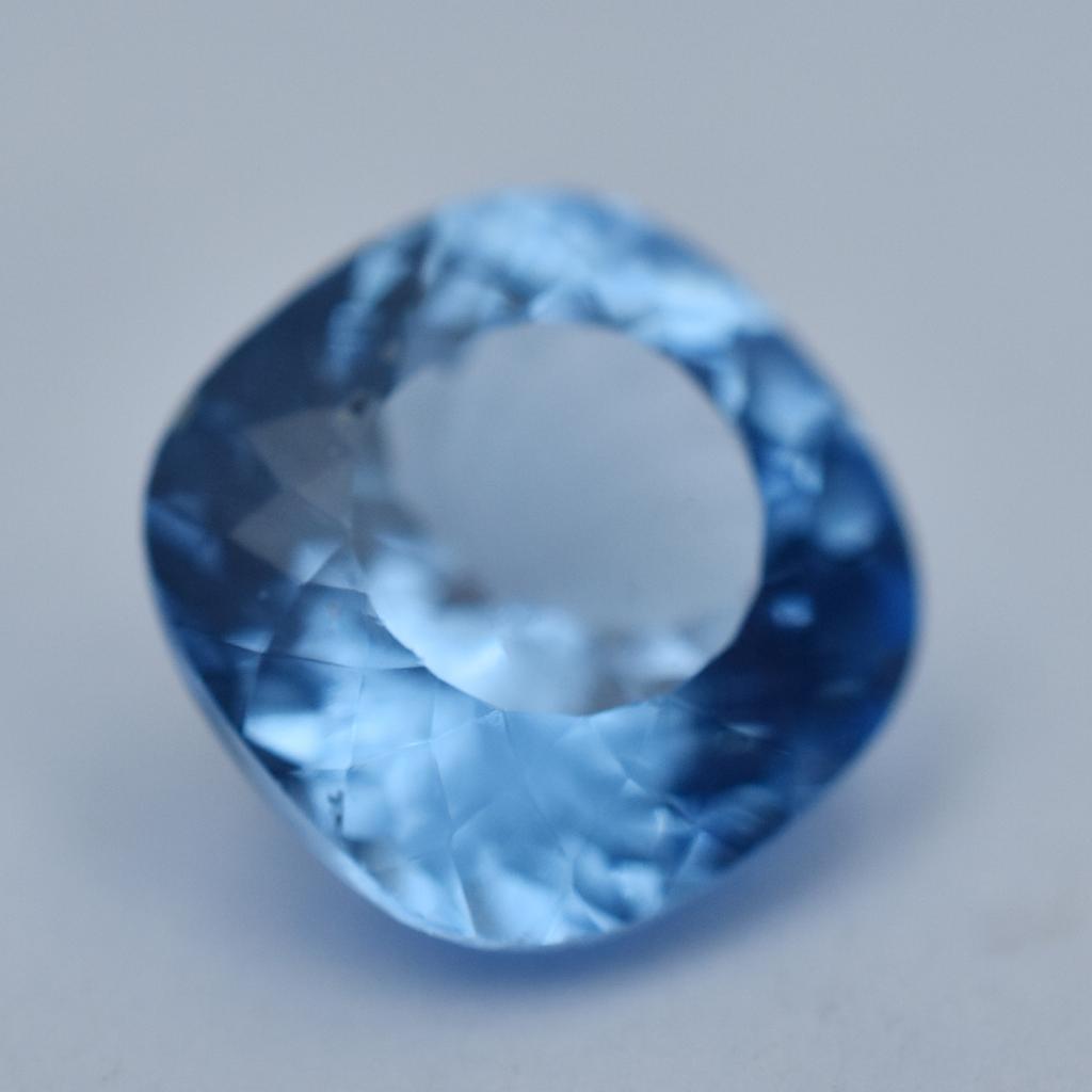 Natural Blue Sapphire Loose Gemstone 8.40 Ct Square Cushion Cut September Birthday Birthstone