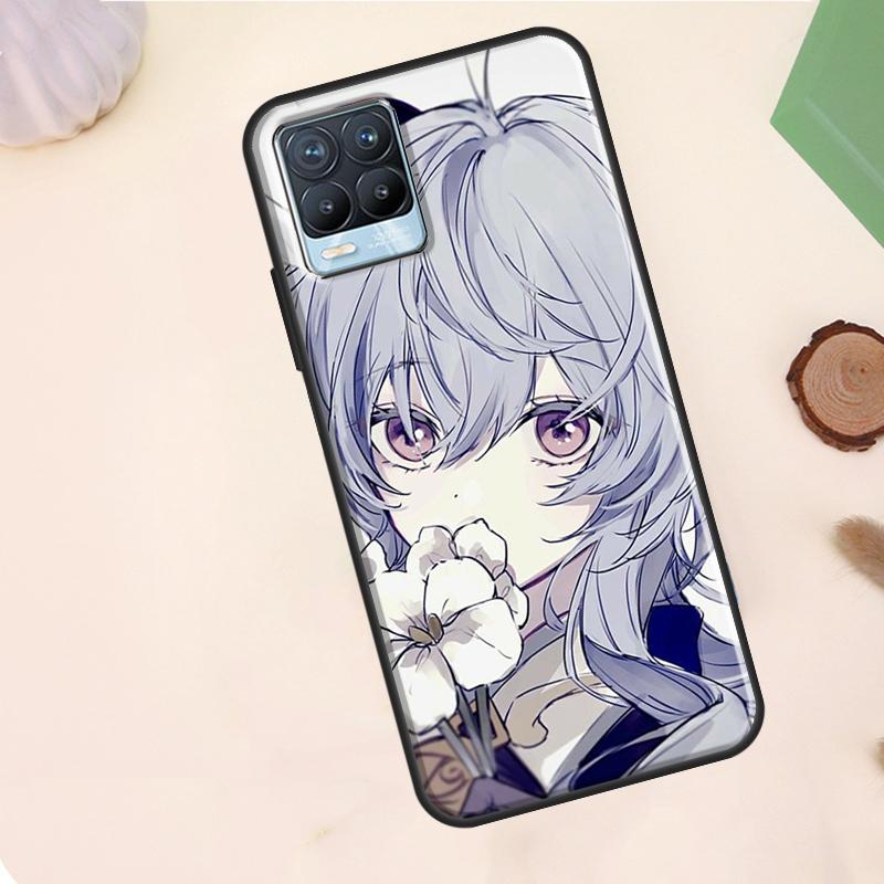 Genshin Impact GanYu Game Case For Realme C67 C71 C63 C61 C55 C51 C53 C35 C65 C75 11 12 13 14 Pro Plus GT6 GT7 15 Pro