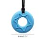 Chewable Pendant Necklace for Children or Adults with Chewing Needs, Sensory Chewing Teether Toy for Boys and Girls