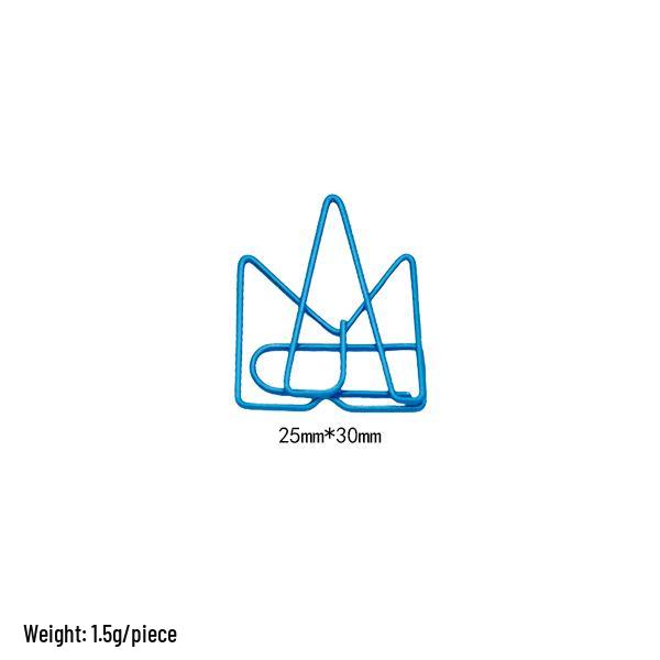 Electroplated Cartoon Insect & Plant Paper Clip Set for Organization