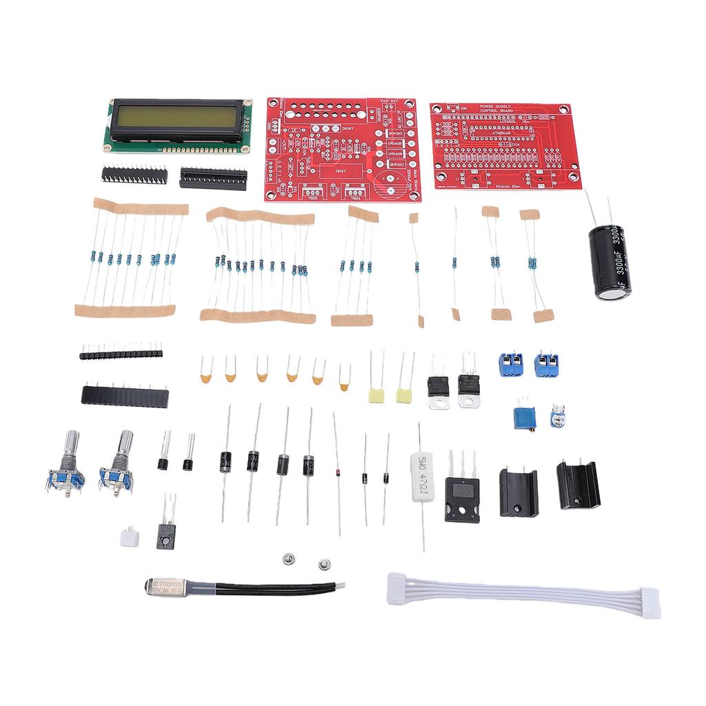 0.01 To 2A Adjustable DC Regulated Power Supply DIY Kit LCD Display DIY Power Supply Module Kit with Short Circuit