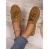 Damen Übergröße Quasten Einfarbig Flache Slipper Neue Herbst Leichte Bequeme Slip-On Schuhe