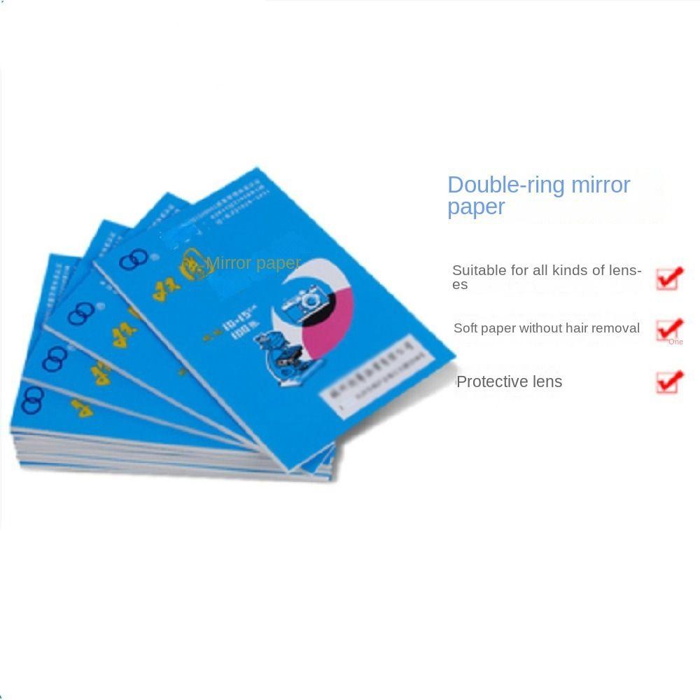 100Pages/Book Cleaning Camera Lens Cleaning Paper Anti-fog Cleaning Wipes Booklet  Eyeglass