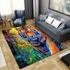 Tiger Fuchs Kunst Teppich Teppich für Wohnzimmer Schlafzimmer Zuhause Sofa Dekoration, Kinder spielen Rutschfeste Bodenmatte
