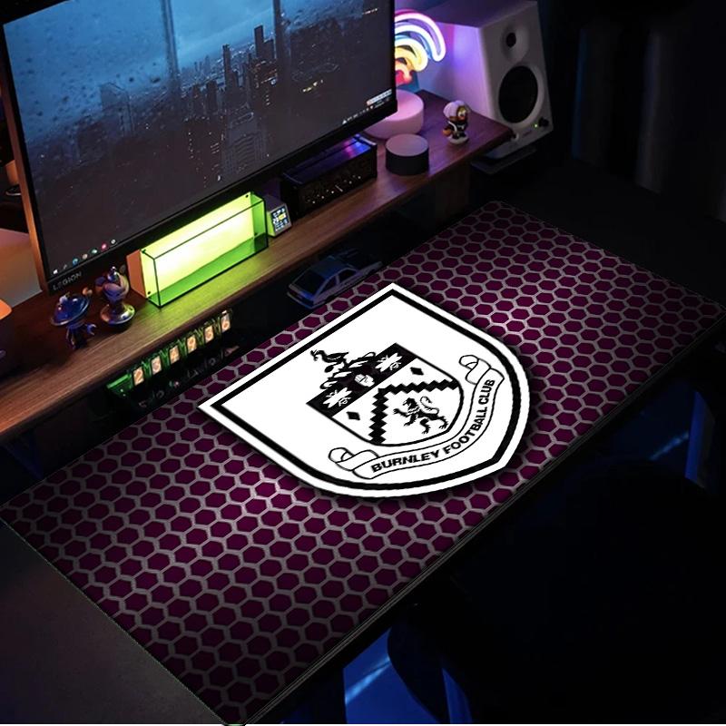 Football Club Burnley Mouse Pad, Rubber Base, Mouse Pad for Gamers and Office Use, Gaming Desk , Easy To Clean Mat Christmas Fan Gifts