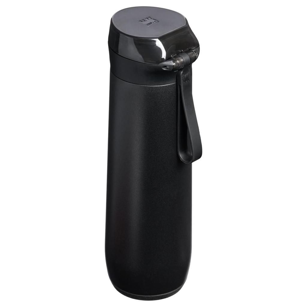 STANLEY 1913 Flowstate Spring Vacuum Insulated Black L Bottle, 2.0, 0.59