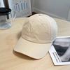 Korean-style spring/summer lightweight baseball cap with letter embroidery, quick-drying fabric, and bright colors, suitable for women and students