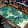 Green Lotus Leaf Mouse Pad Gaming XL Large Computer HD Mousepad XXL Mouse Mat Office Natural Rubber Soft Carpet Mice Pad
