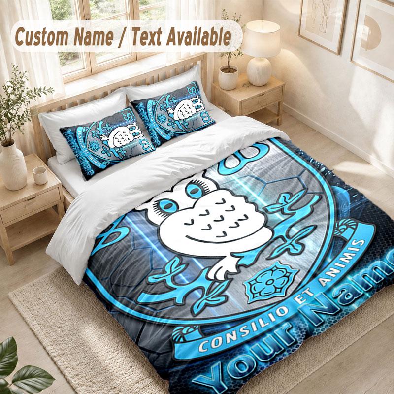 Custom Name Bedding Set 3 PiecesSheffield Wednesday FC Print Duvet Cover + 2 Pillowcases Soft Bed Decor