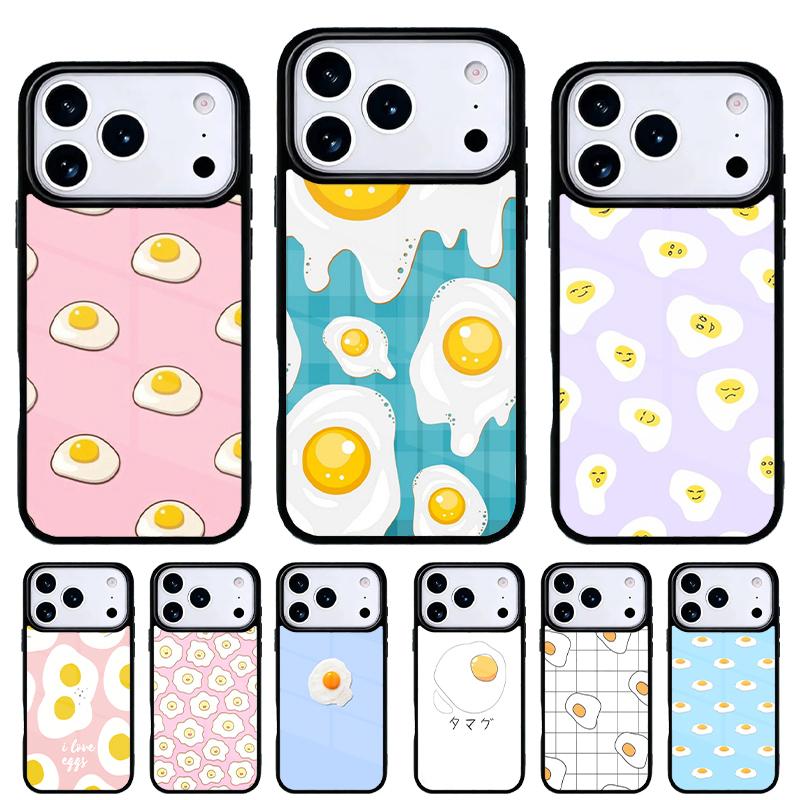 Minimalistic Pastel Egg Phone Case for iPhone 17 Air 16e 15 14 13 Pro Max Back Cover for 12 11 Pro Coque