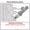 Fuel Injectors Valve For NISSAN QASHQAI J10 2007-2014 2.0L NV200 SENTRA X-TRAIL TEANA CUBE VERSA Nozzle Accessories 16600EN200