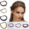 Premium Braided Elastic Band Hair Synthetic Retro Head Hoop Braiding Hair Headband  Daily Wear