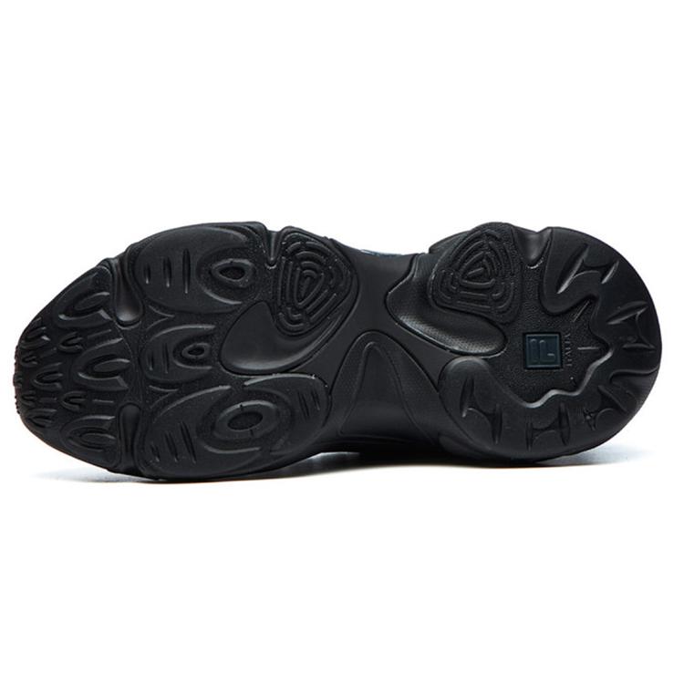 FILA Low Top Running Shoes Leopard Print For Black/Green Women's F12W121105FBK