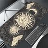 Mysteriöses Sonne und Mond Mauspads Schreibtischunterlage Große Gaming-Mauspads Gamer Büromatte Mauspads Pad Unisex
