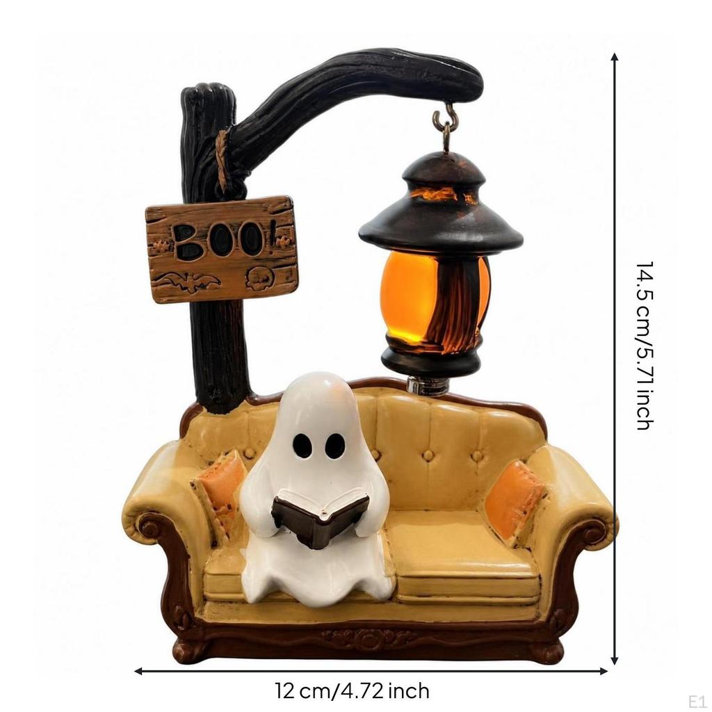 SpookyCute Halloween Specter Figurine | Warm Autumn Colors, Figurines, for
