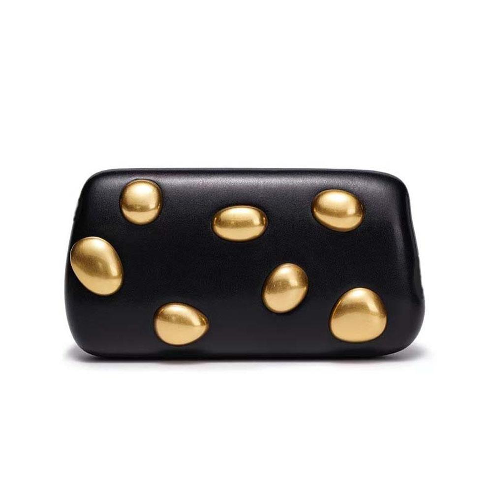 

Luxury PU Leather Box Clutch Evening Bag For Women Party Mini Purse Messenger Bag 19x10x5cm