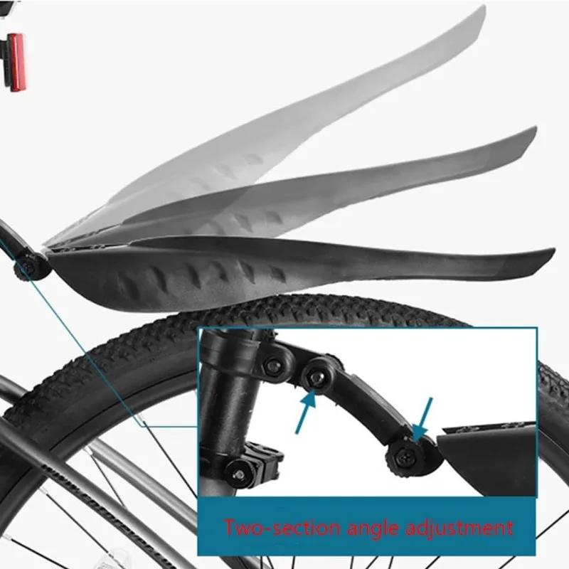 1 Set Bicycle Fender PP Soft Plastic Suitable Bicycles Rear Shock BIKE Thicken Tire Mudguard MTB Splash Protector Bicycle Part