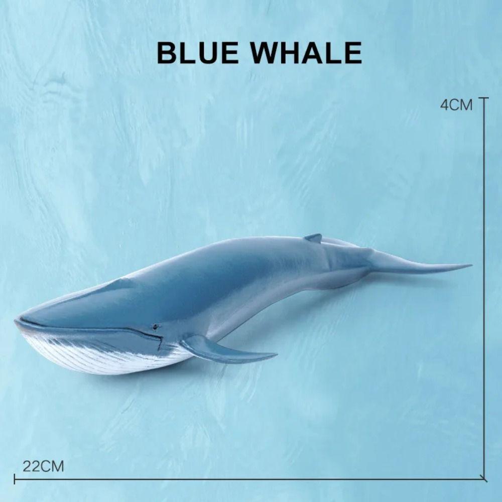 PVC Simulation Sea Life Shark Cachalot Ocean Action Figures Gift Whale Figurines