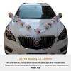 European Wedding Car Decoration Set - Artificial Rose & Head Flower