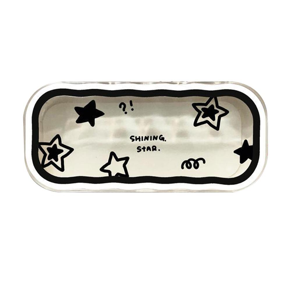 Custodia per Occhiali in Plastica alla Moda Scatola Portatile Visibile per Occhiali da Sole Custodia Protettiva Trasparente per Occhiali Occhiali per Presbiopia