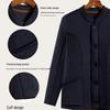 Men's Thickened Winter Cotton Padded Jacket & Pants Set for Seniors - Warm Velvet Lined