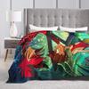 Vox Alastor Hazbin Hotels Warm Blanket  Girls Boys Plush Throw Blanket Fluffy Outdoor Flannel Bedspread Sofa Bed Cover