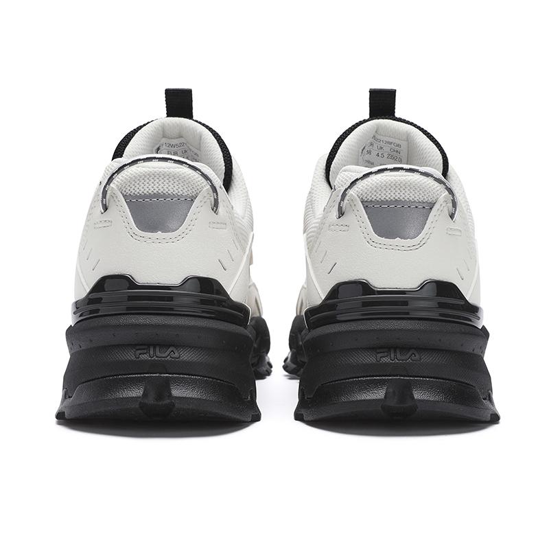 New FILA Trek 1S Abrasion Resistant, Breathable, Lightweight Low top Running Shoes Women's White Black F12W522128FGB