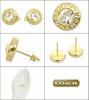 Coach Accessories (Earrings) F54516 Gold GLD Earrings for Women [Outlet Item] [Parallel Import]