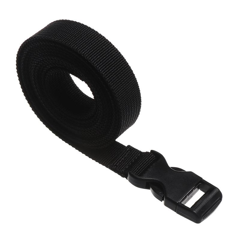 1PC Travel Tied Black Durable Nylon Cargo Tie Down Luggage Lash Belt Strap With Cam Buckle Travel Kits Outdoor Camping Tool