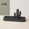 Soft Decoration Tray 3D Printed Cactus Jewelry Tray, Ring Dish, Entryway Table Trays, Decorative Trinket Mechanical Balance Organizer for Rings