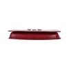 Tory Burch Reva Double T Logo Flap Removable Metal Shoulder Strap Leather Crossbody Clutch Women Bags Burgundy 152250-600